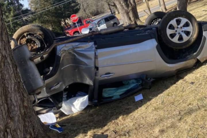 Person Airlifted To Worcester Hospital After Medway Rollover Crash: Police