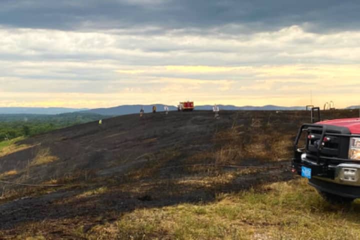 Brush Fire Torches 11 Acres At Former Landfill In Granby
