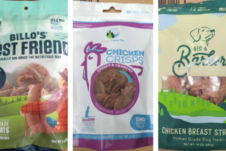 Several Dog Treat Products Recalled Because Of Potential Salmonella Exposure