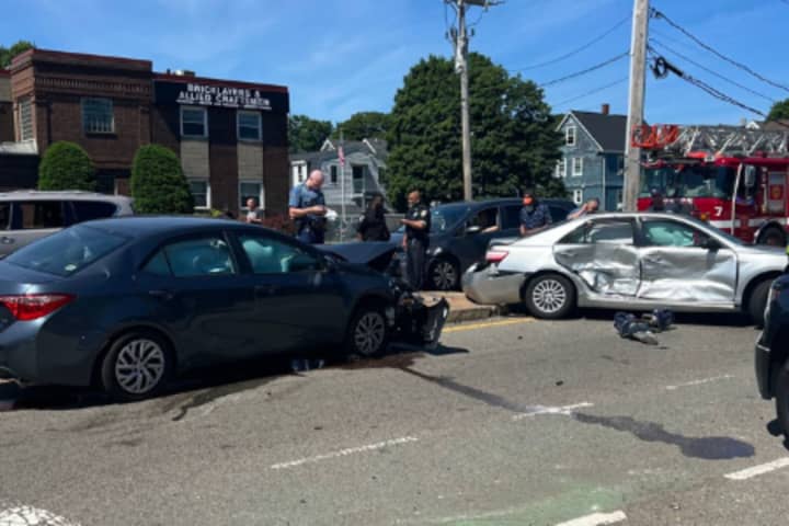 Car Thief Wearing Ski Mask, Sunglasses Caught After 4-Car Crash In Dorchester
