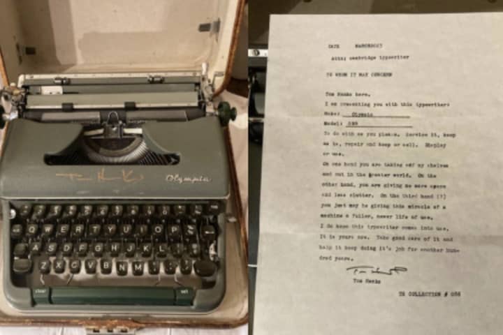 Tom Hanks Sends Signed Typewriter To 'Just A Tiny Little' Cambridge Shop