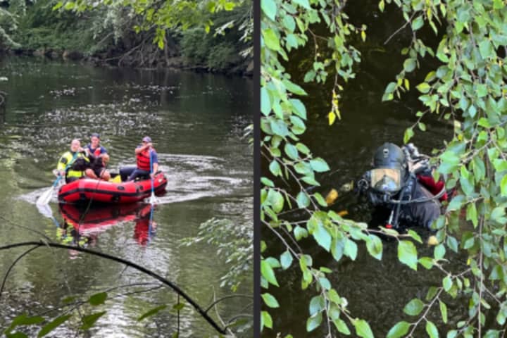 Rescuers, Divers Search For Person In Boston River