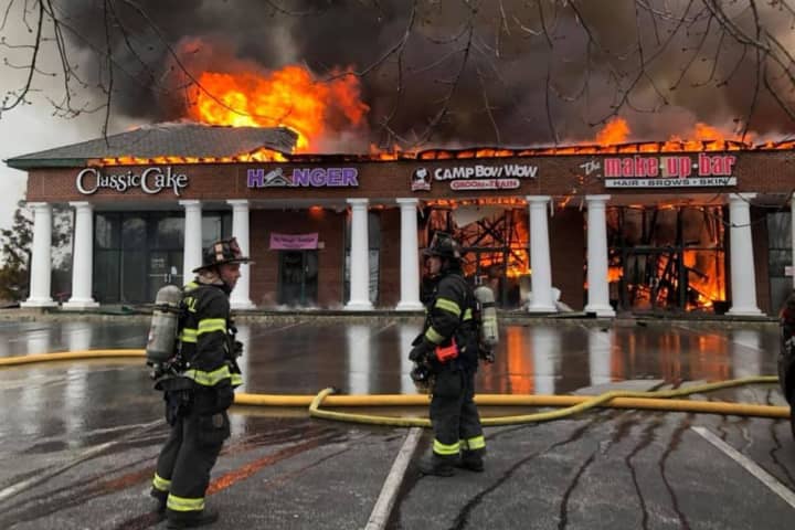 Massive Fire Consumes South Jersey Strip Mall