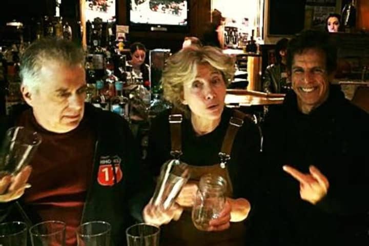 Celebs Enjoy Visit To Rockland Tavern During Movie Shoot