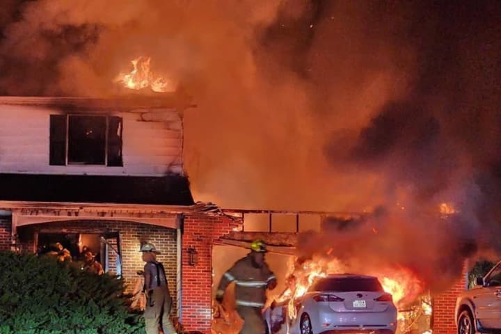 Dog Dies, Family Escapes Massive Overnight Harford County Fire