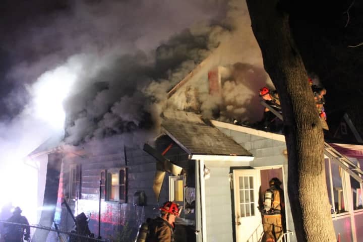 Ridgefield Park Firefighters Douse Overnight House Blaze