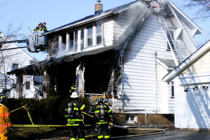 Firefighters Douse Fierce Fair Lawn House Blaze