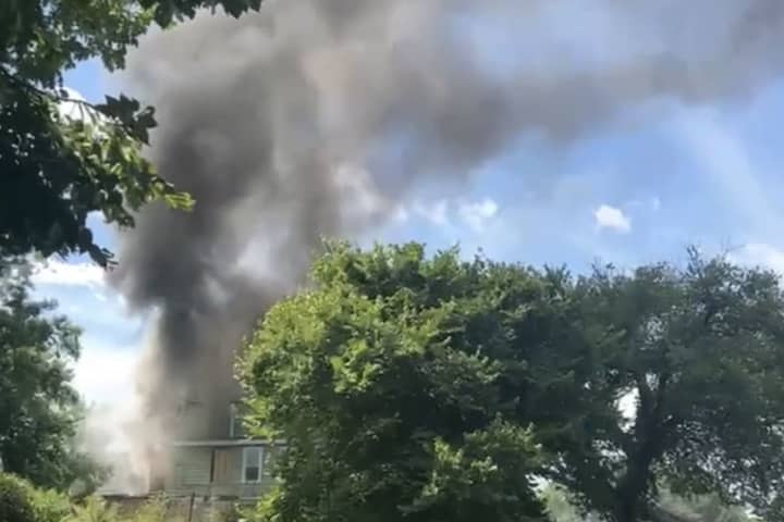 Second Alarm Called As Crews Battle Massive House Fire In Baltimore