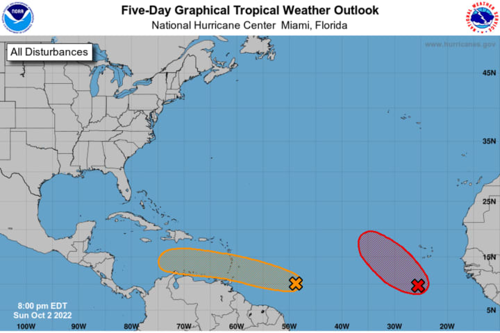 Pair Of New Tropical Systems Brewing In Atlantic Basin