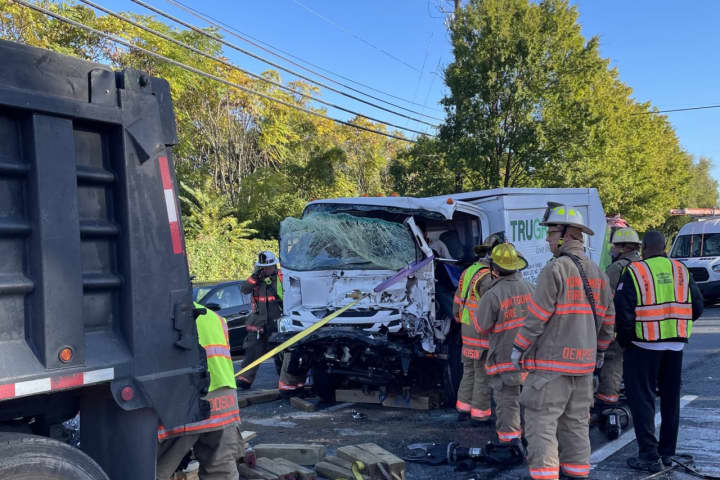 Victim Pinned In Cement Truck In Horrific Early Morning Maryland Crash