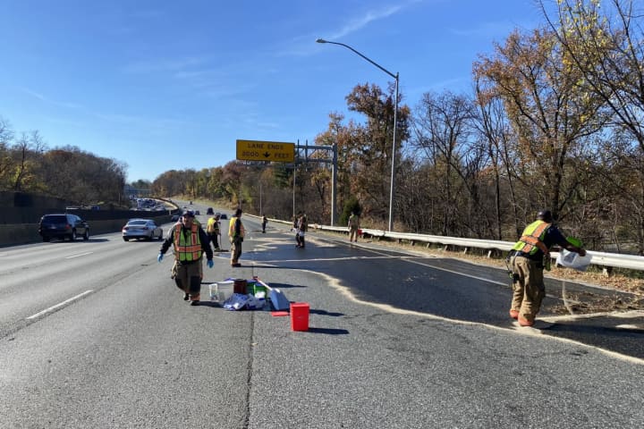 Massive Fuel Spill Closes Portions Of Maryland Highway