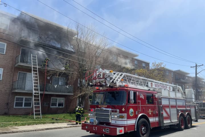3 Residents Hospitalized, 110 Displaced By 4-Alarm Winthrop Fire: Officials