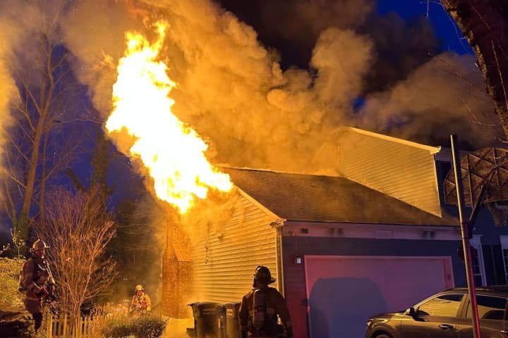 Fire Rips Through Fairfax County Home