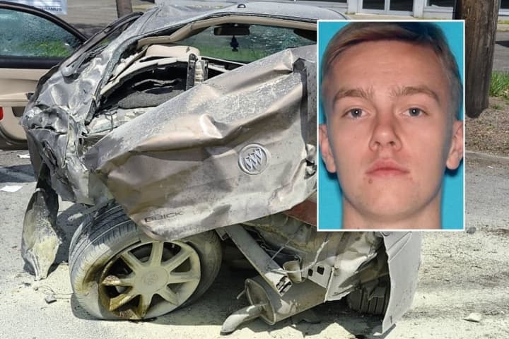 Paramus PD: Fiery Route 4 Rollover Crash Caused By OD'ing Heroin User