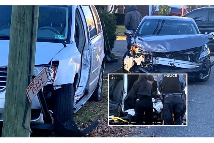 Fair Lawn Rescue Squad Extricates Trapped Senior Van Driver Following Crash