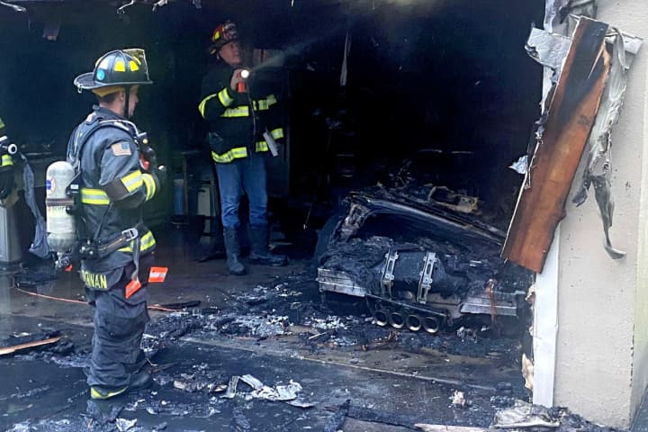 Corvette Ragtop Toasted In Ridgewood Garage Fire
