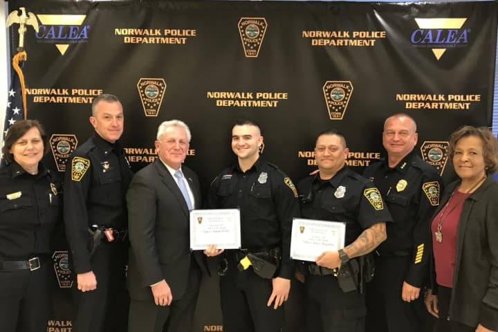 Norwalk Police Name Officers Of Month