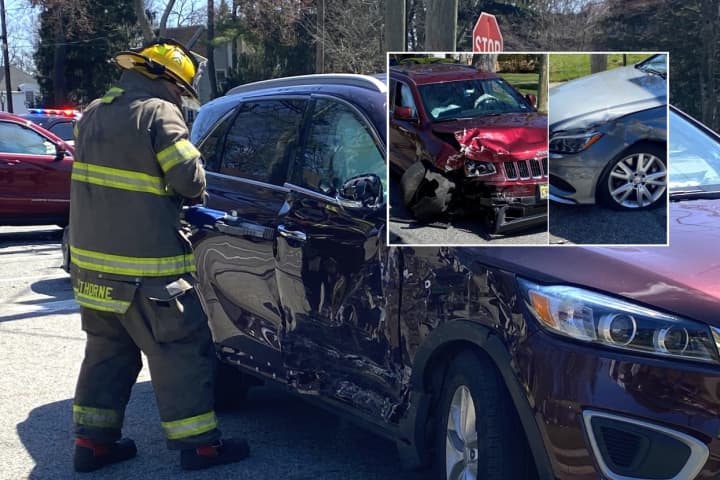 Firefighters Extricate Passenger In Multi-Vehicle Hawthorne Crash