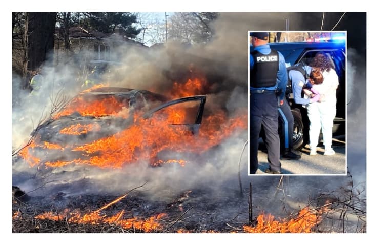 UPDATE: No Charges For Troubled Driver Who Claimed Child Was In Burning Car, Fair Lawn PD Says