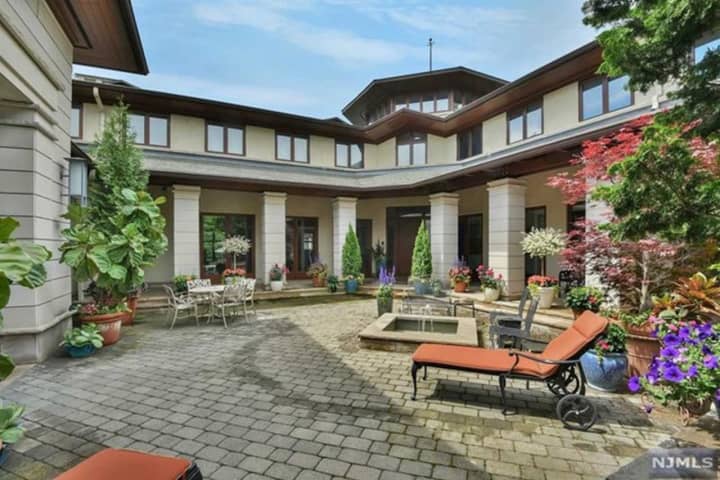 LOOK INSIDE: $4.6M Franklin Lakes Home Has Indoor Pool, Courtyards