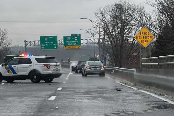 Black Ice Causes Massive String Of Crashes, Delays On Route 80 [PHOTOS]
