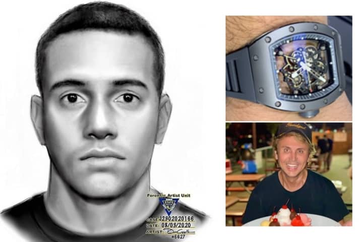 Gunman Robs $250,000 Watch From Kardashian Pal In Englewood Cliffs, Police Issue Sketch