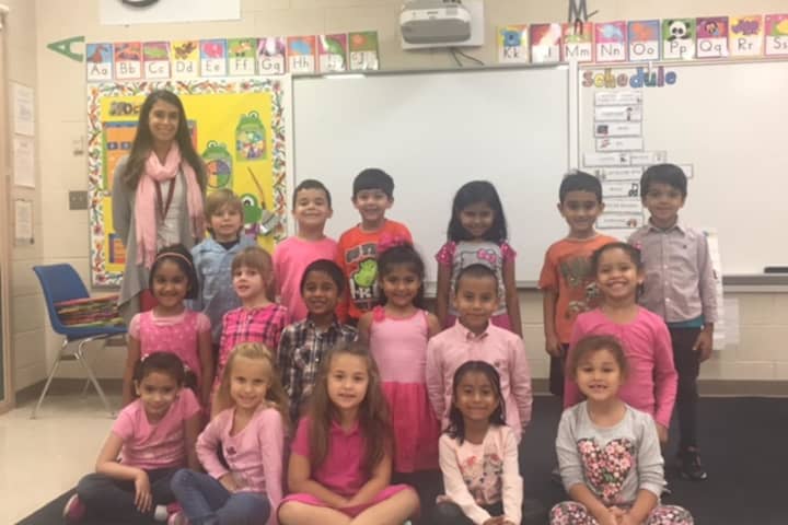 East Rutherford's McKenzie School Goes Pink For Breast Cancer Awareness