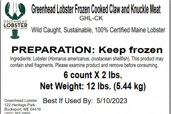 Lobster Products Recalled Due To Possible Listeria Contamination