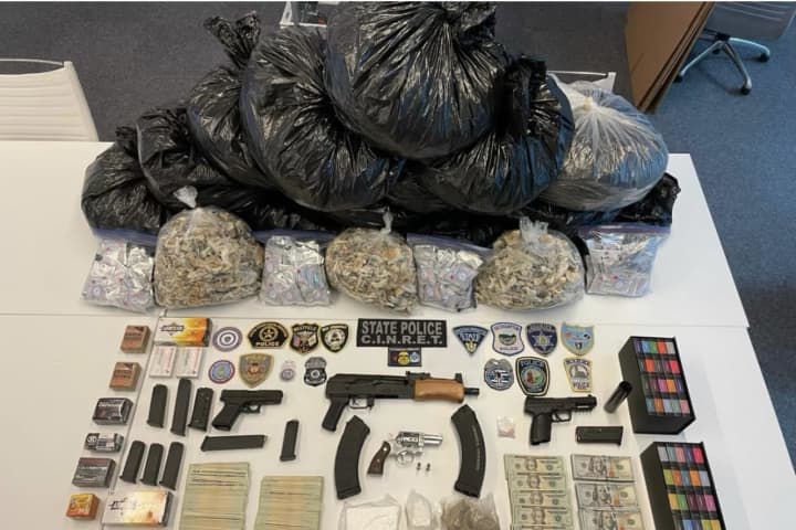 Nearly 100 Pounds Of Drugs, Multiple Guns Seized From West Springfield Home