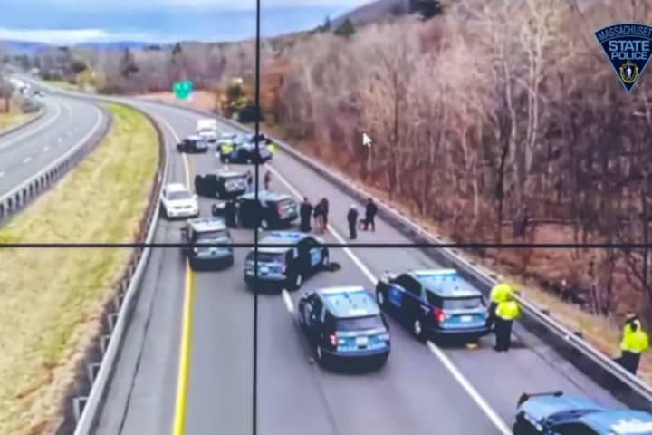 Suspect Wanted On Felony Warrants Apprehended After Pursuit Ends In Western Mass