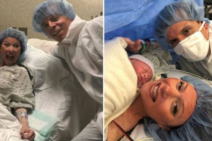 Couple Weds Seconds Before Son's Birth In Morristown