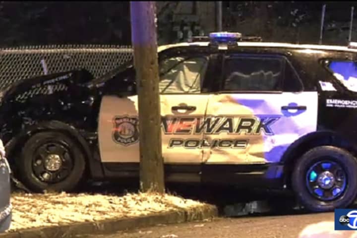 Five Injured In Newark Police Pursuit Crash