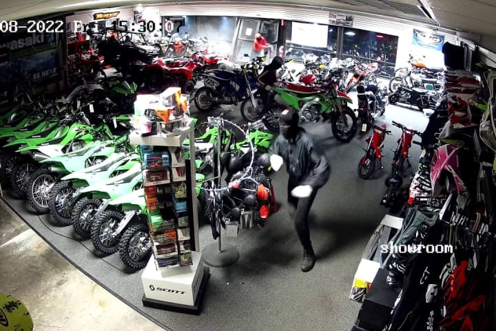 Six Suspects Wanted For Break-In Robbery At Merrimack Valley Motorbike Store