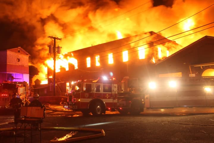 UPDATE: Massive Passaic Warehouse Blaze Stopped From Reaching 50 Tons Of Chlorine