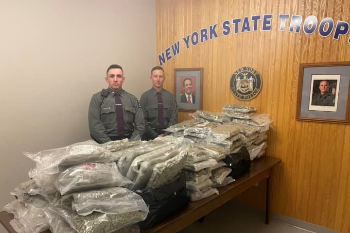 Queens Man Caught With 116 Pounds Of Pot In Upstate NY, State Police Say