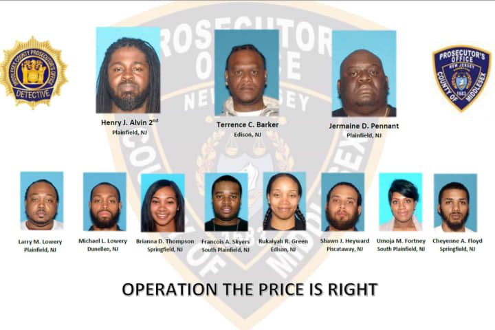 BUSTED: 'Operation Price Is Right' Nabs 11 In Central Jersey Drug Ring