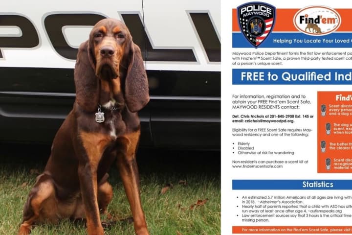 USA's First K9 Scent Detection Kit For Missing At-Risk, Disabled Citizens Unveiled In Maywood