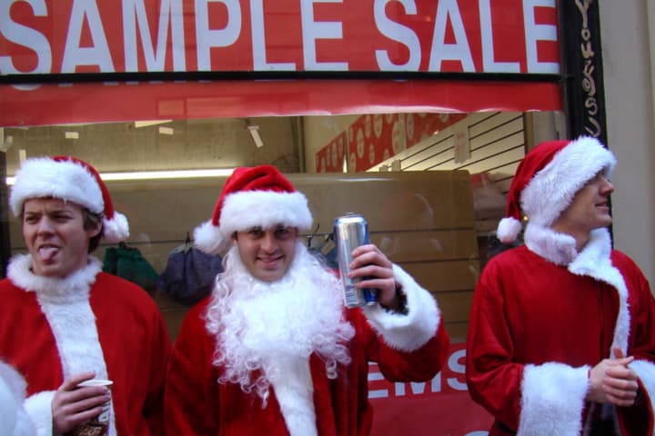 Hoboken SantaCon Arrests, Summonses: Guests On Better Behavior This Year, Police Say