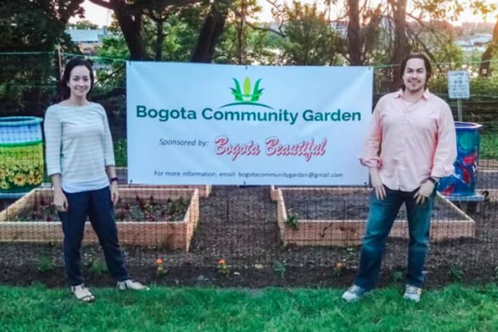 Bogota Community Garden Holds Fall Clean-Up