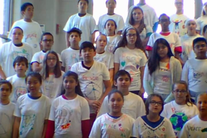 VIDEO: Carlstadt Students 'Teach The World To Sing'