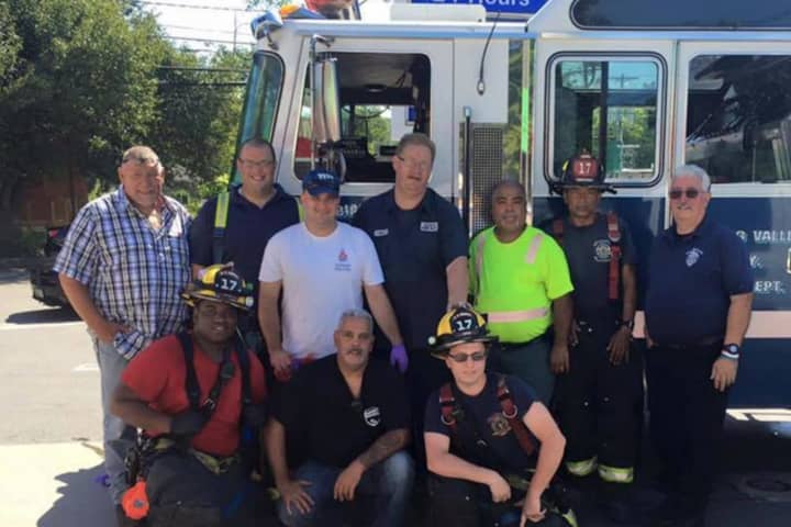 It's A Boy! Spring Valley FD Sweeps Into Action For Special Delivery