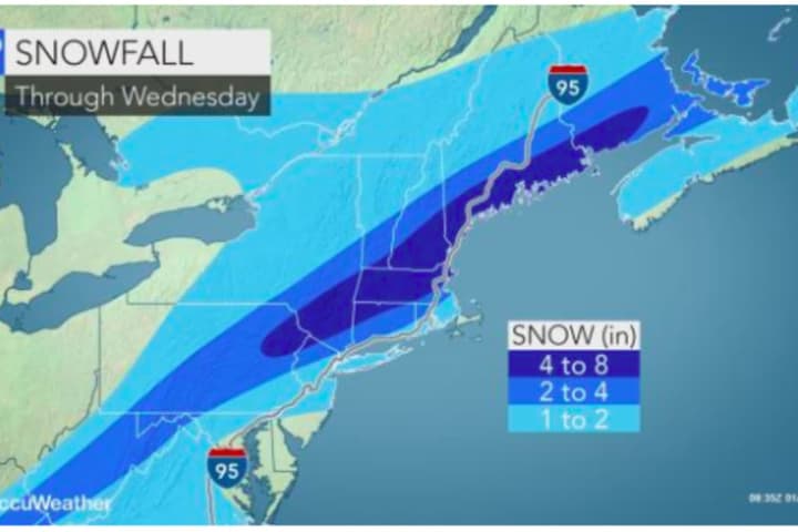 Snowfall Projections Increased For New Winter Storm Headed To Area