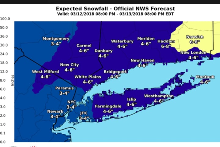 New Nor'easter Now Expected To Bring Significant Snowfall To Area