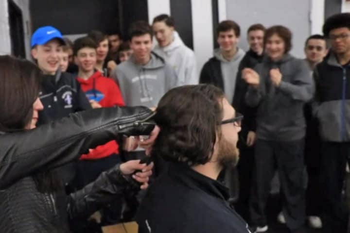 New Rochelle HS Hockey Coach Cuts Locks To Honor Mom Who Died Of Cancer
