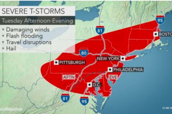 Tornado Warning Issued For Fairfield County