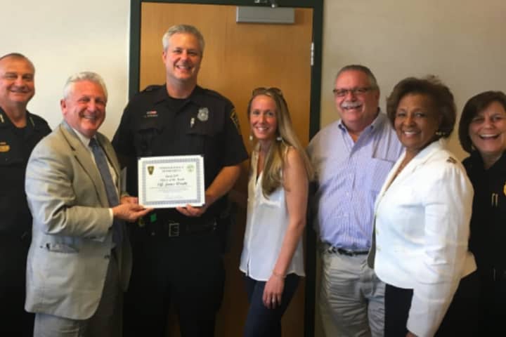 Cop Who Caught Suspect On I-95 In Officer's Assault Honored By Norwalk PD
