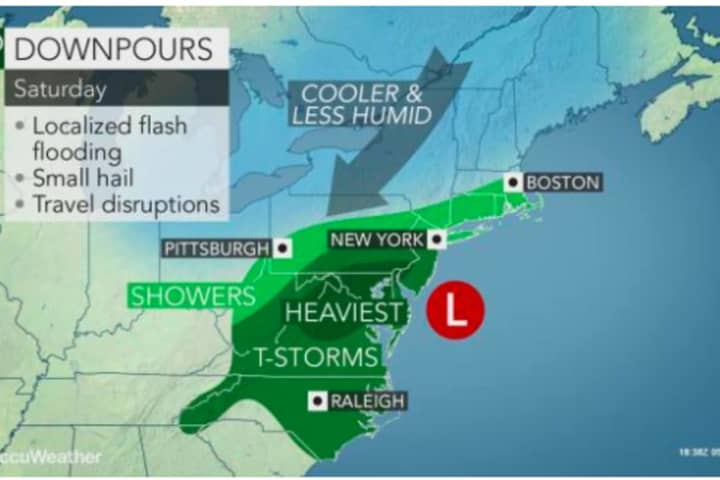 Scattered Showers, Rumbles Of Thunder Possible Before Drop In Temperatures