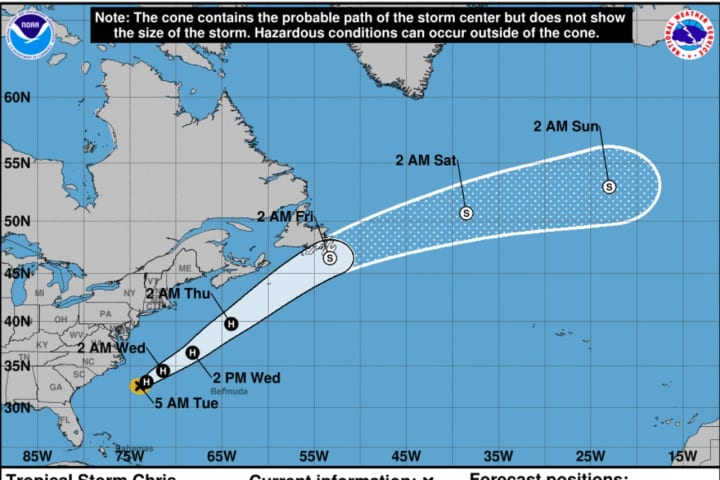 Chris Gains Strength As It Treks Toward Northeast, Nears Hurricane Status