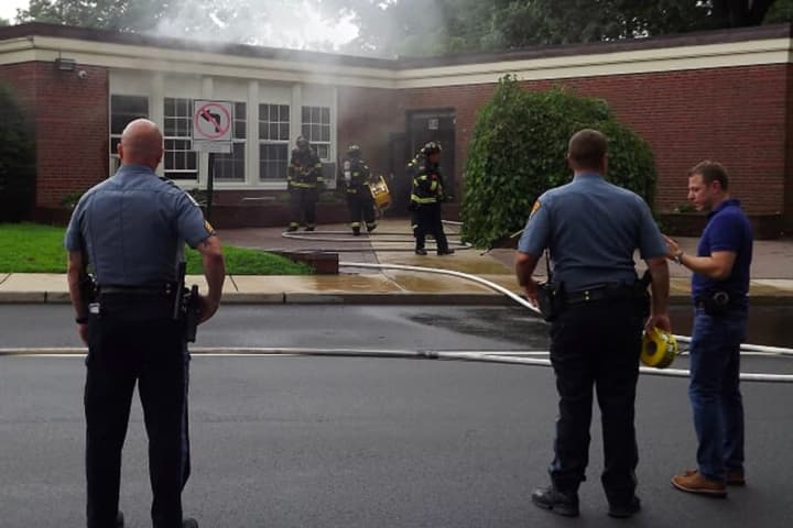 Fire Rips Through Elementary School In Bergen County