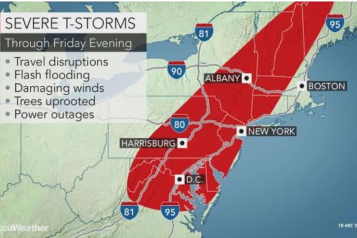 Severe Storms Will Sweep Through Area Bringing Changes For The Weekend